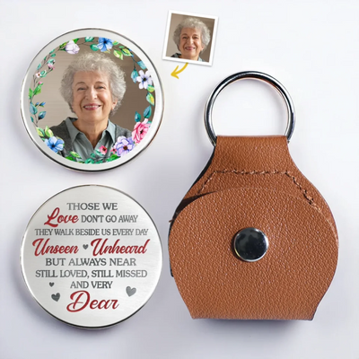 Custom Photo Pocket Hug - Personalized Memorial Sympathy Gifts For Loss Of Mom, Dad - I Will Carry Your Memory With Me